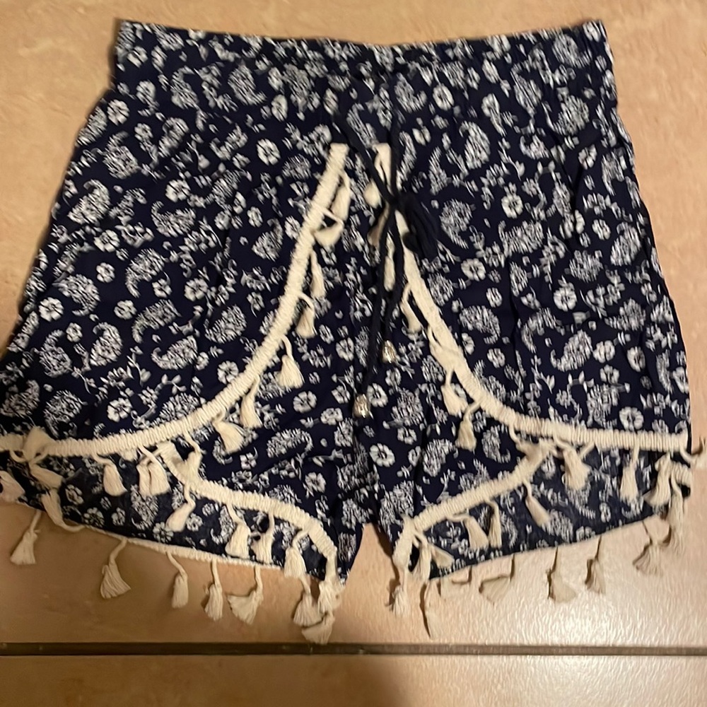 Navy Bohemian Indero Shorts